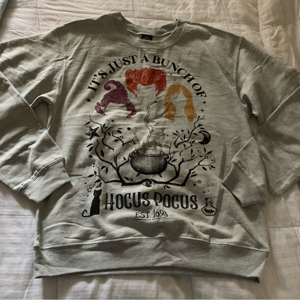 Hocus Pocus Gray Sweater